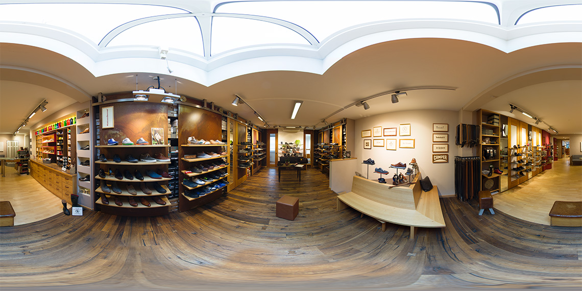 360° Rundgänge für den Schuhhandel 360° Rundgänge für den Schuhhandel