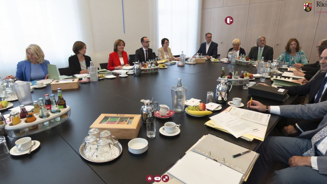 Virtuelle Tour Staatskanzlei Rheinland-Pfalz in Mainz in 360°